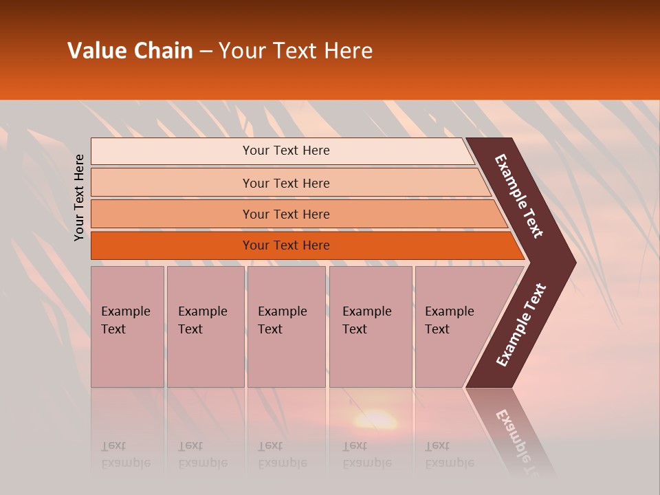 Sunset On The Sea PowerPoint Template