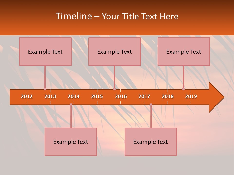Sunset On The Sea PowerPoint Template
