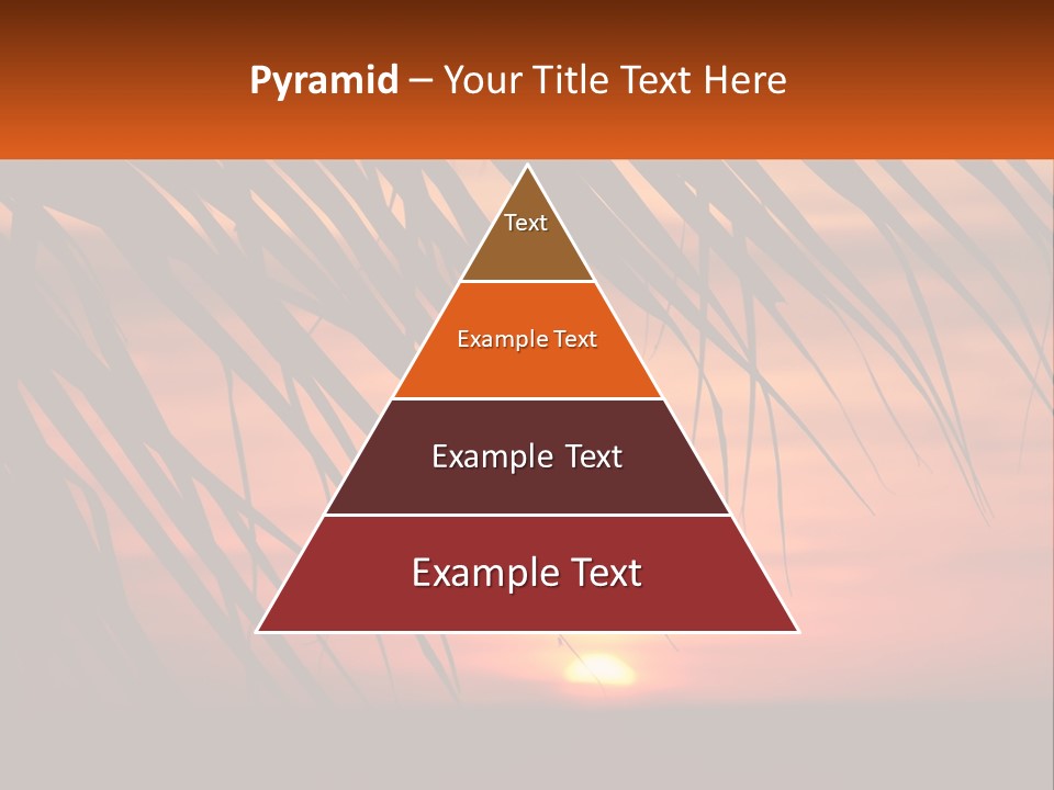 Sunset On The Sea PowerPoint Template