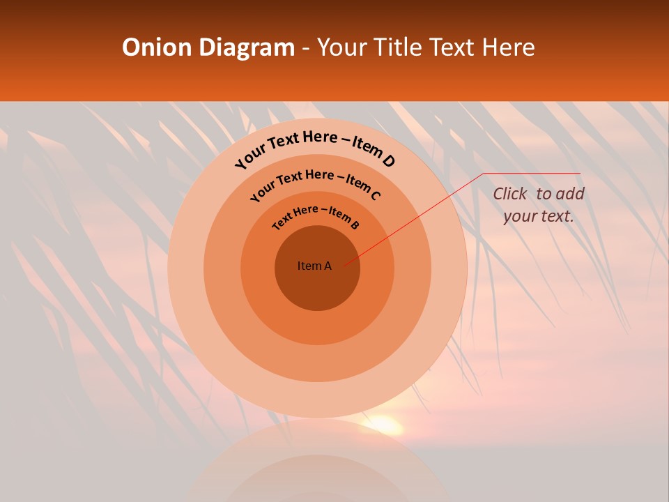 Sunset On The Sea PowerPoint Template