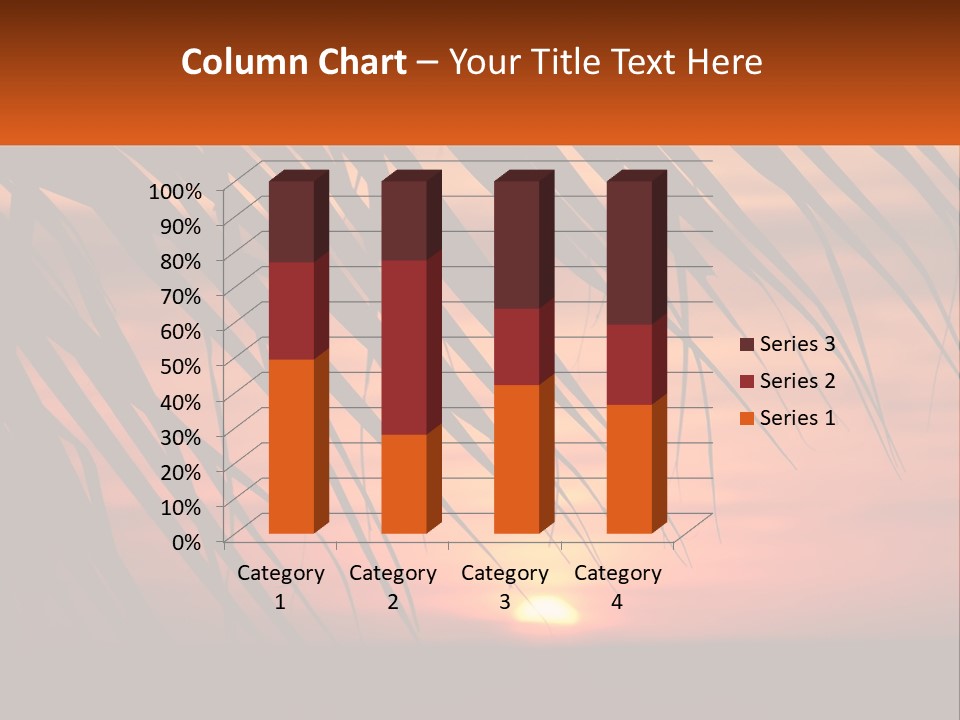 Sunset On The Sea PowerPoint Template