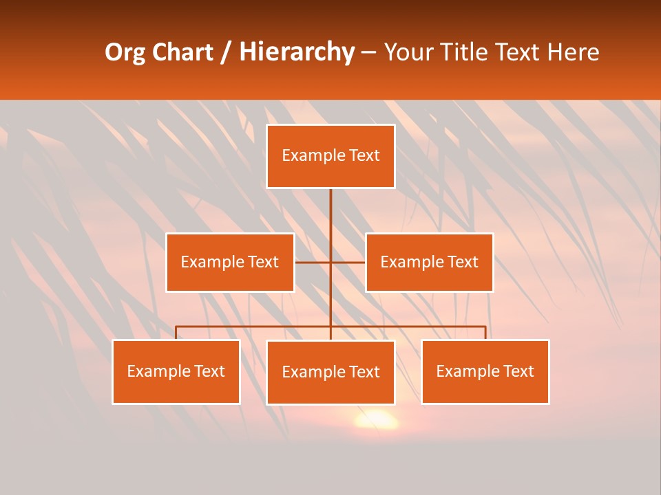 Sunset On The Sea PowerPoint Template