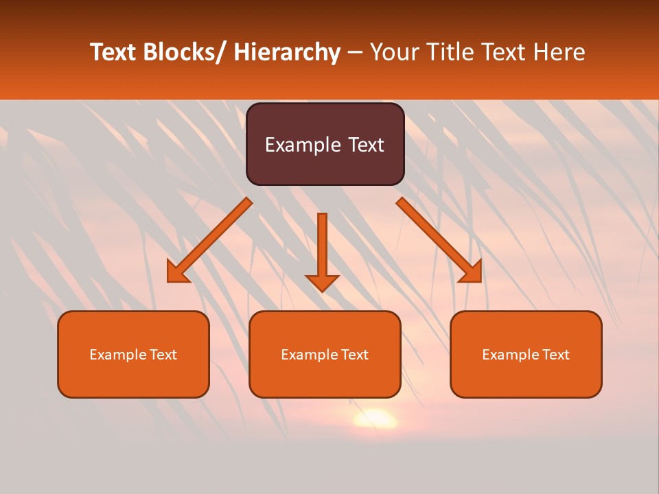 Sunset On The Sea PowerPoint Template