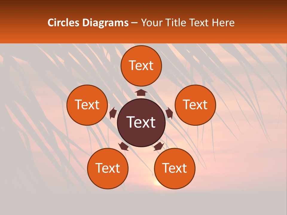 Sunset On The Sea PowerPoint Template