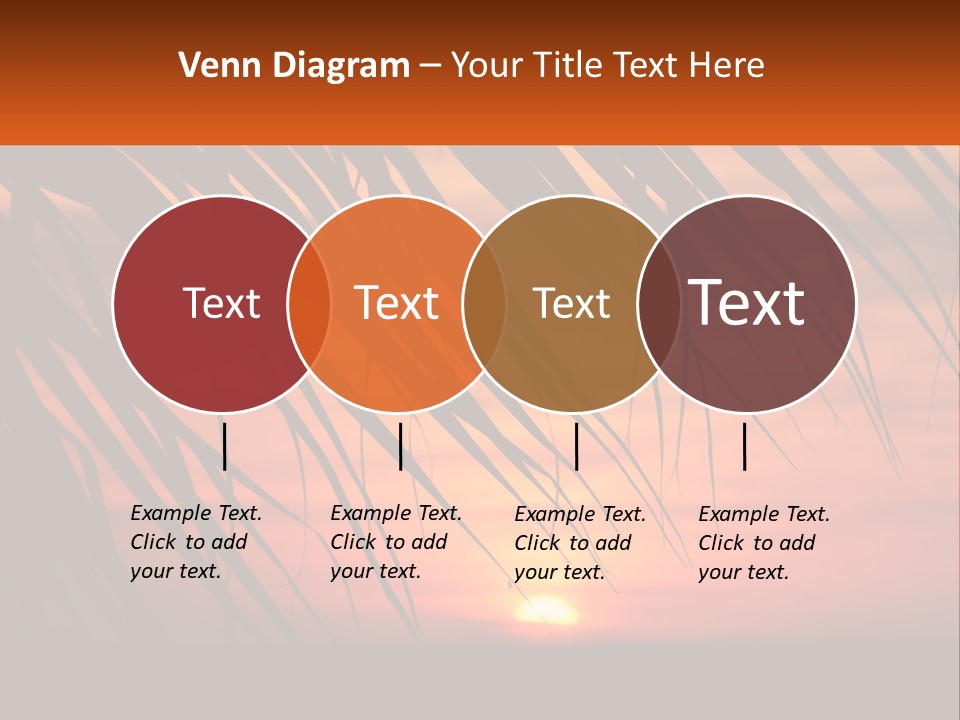 Sunset On The Sea PowerPoint Template