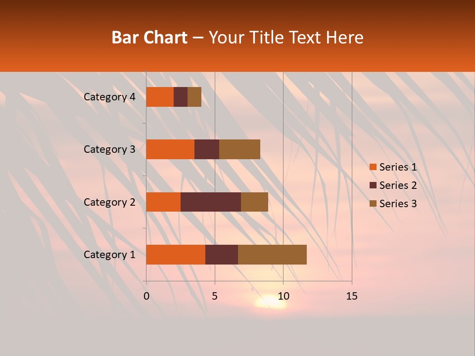 Sunset On The Sea PowerPoint Template