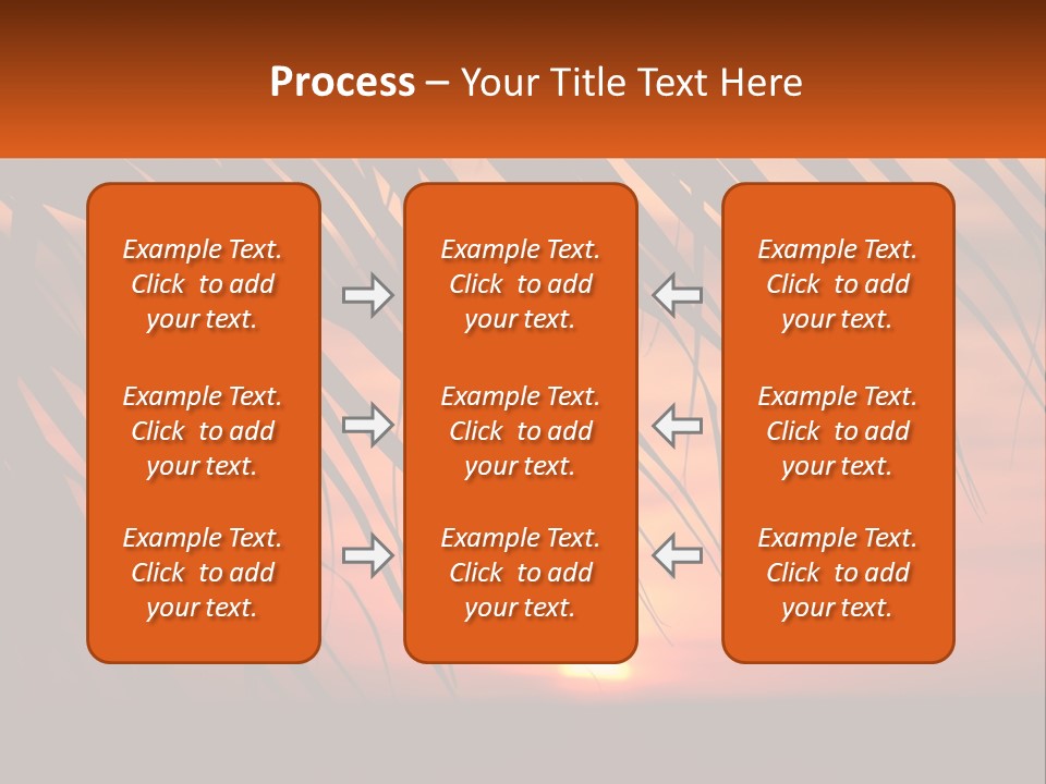 Sunset On The Sea PowerPoint Template