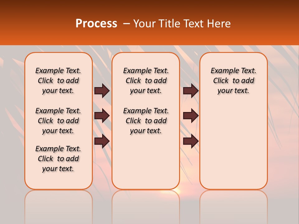 Sunset On The Sea PowerPoint Template