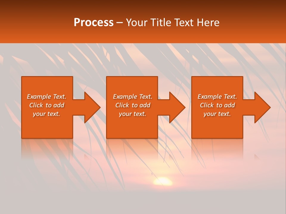 Sunset On The Sea PowerPoint Template