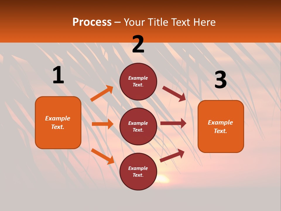 Sunset On The Sea PowerPoint Template