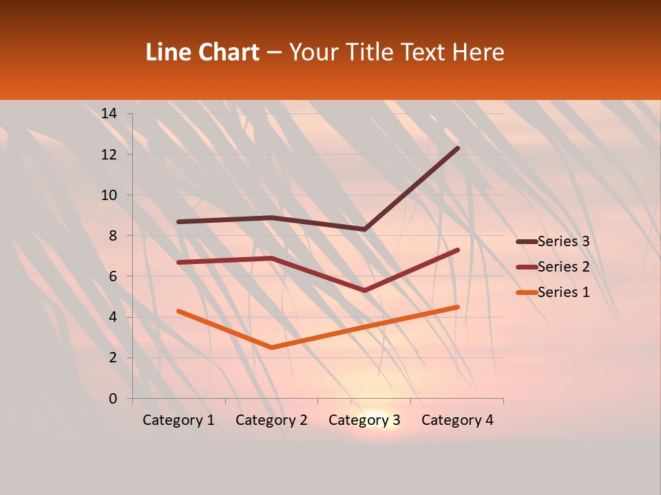 Sunset On The Sea PowerPoint Template