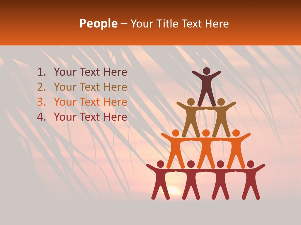 Sunset On The Sea PowerPoint Template