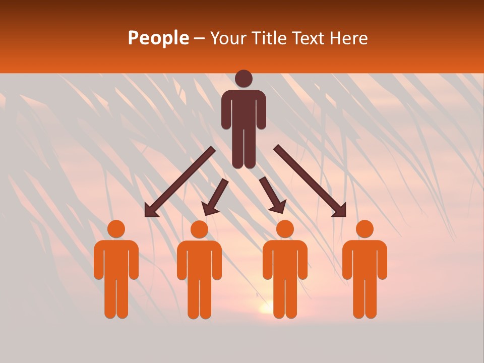 Sunset On The Sea PowerPoint Template