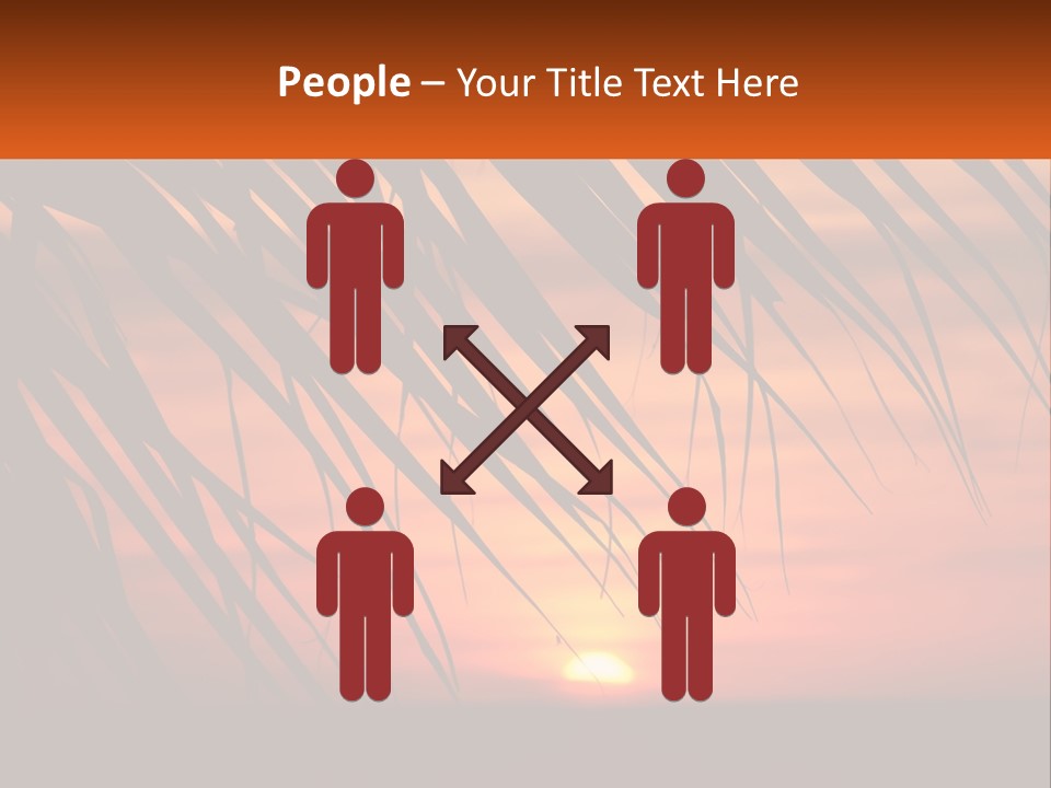 Sunset On The Sea PowerPoint Template