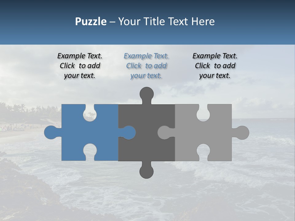 By The Sea PowerPoint Template