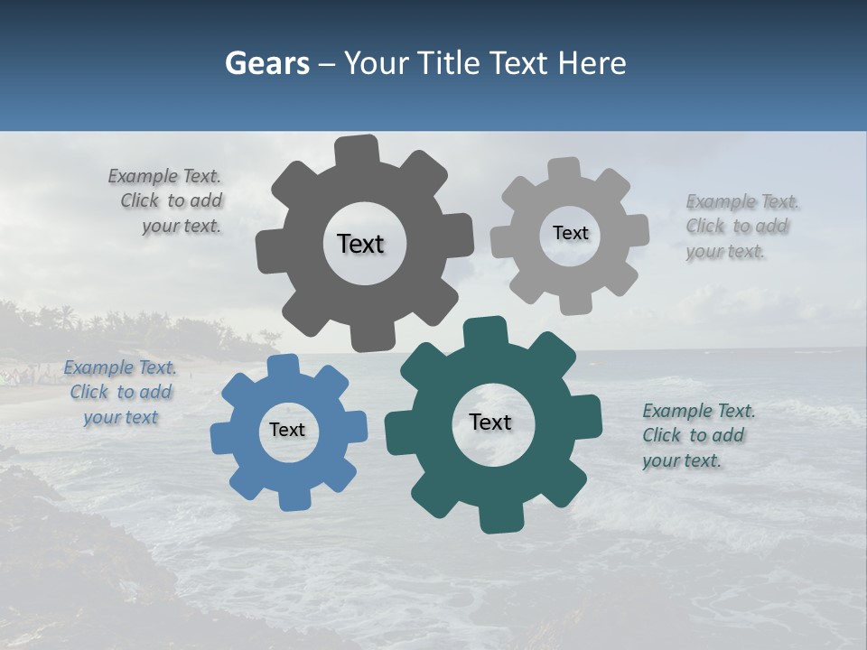 By The Sea PowerPoint Template