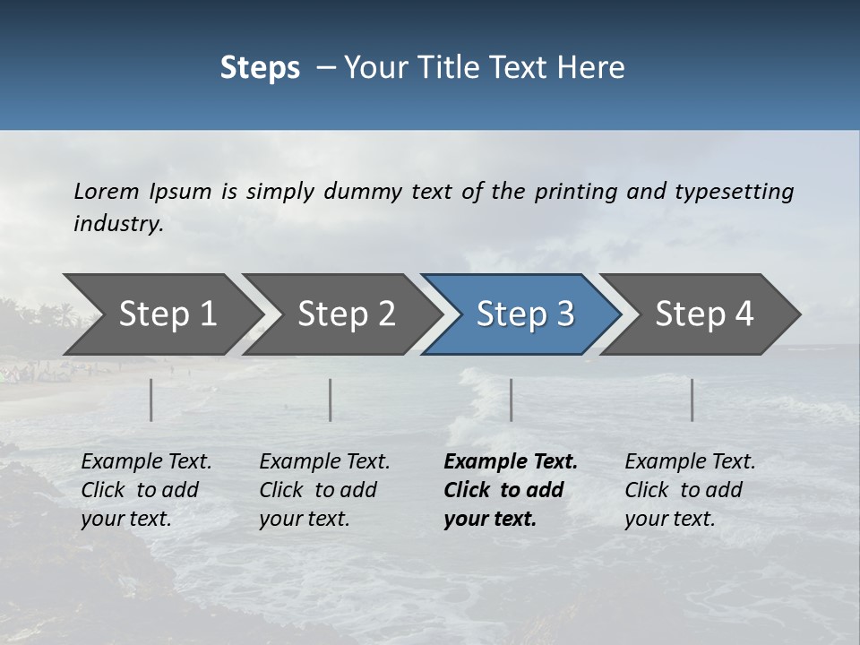 By The Sea PowerPoint Template