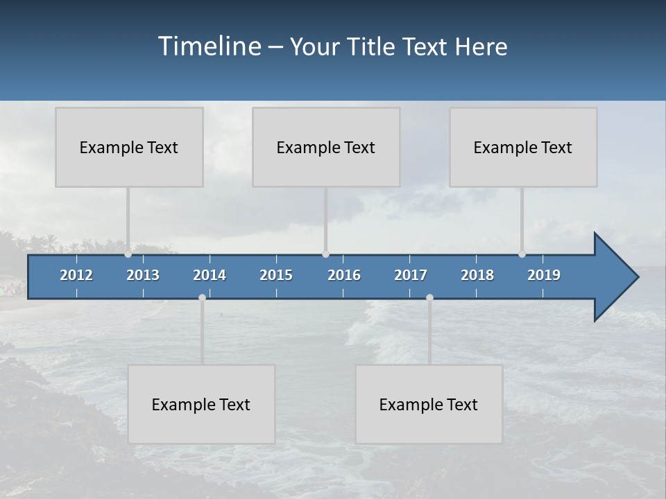 By The Sea PowerPoint Template