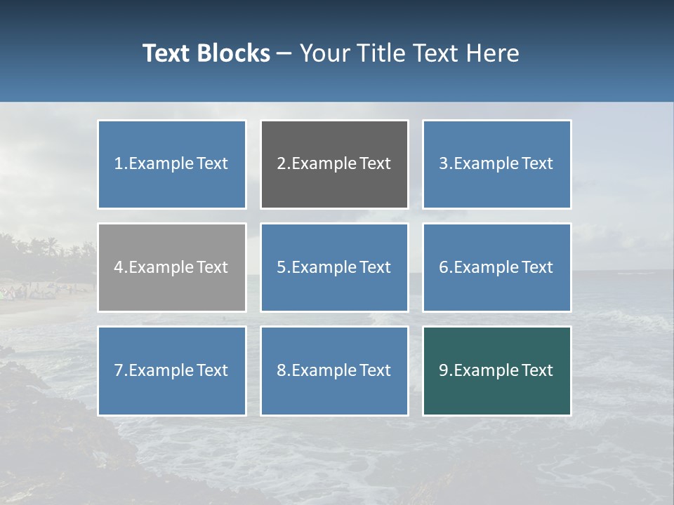 By The Sea PowerPoint Template