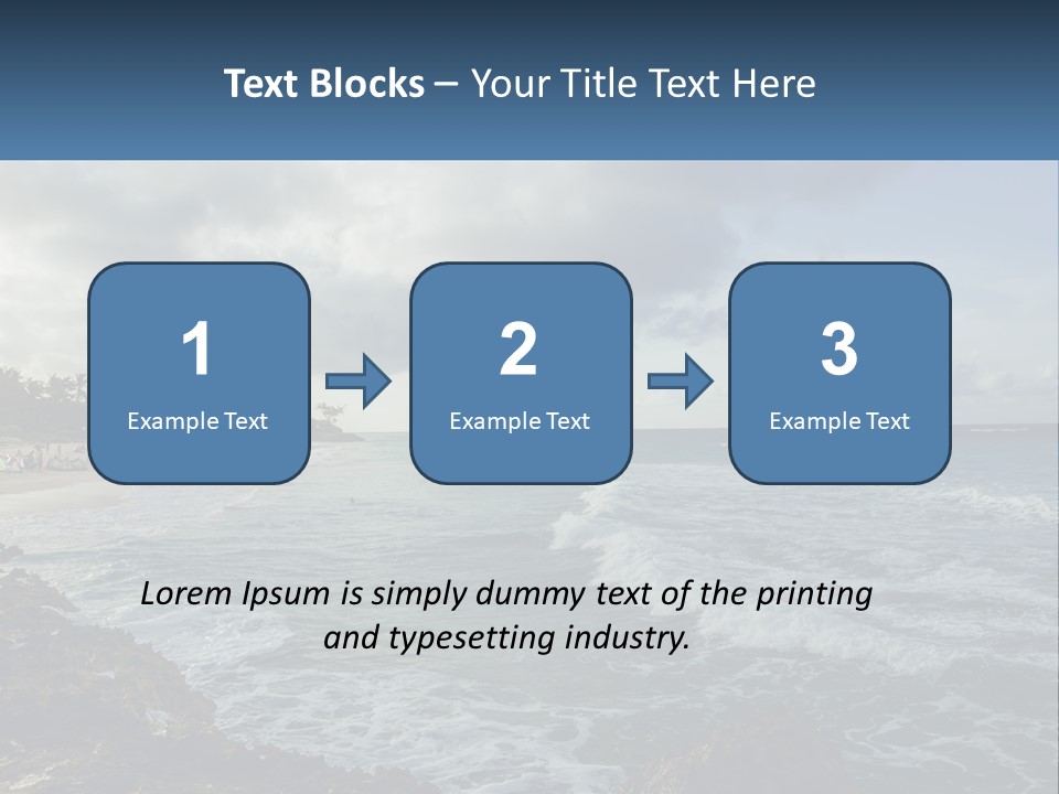 By The Sea PowerPoint Template