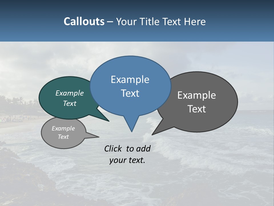 By The Sea PowerPoint Template