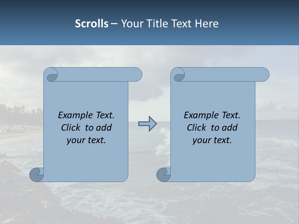 By The Sea PowerPoint Template