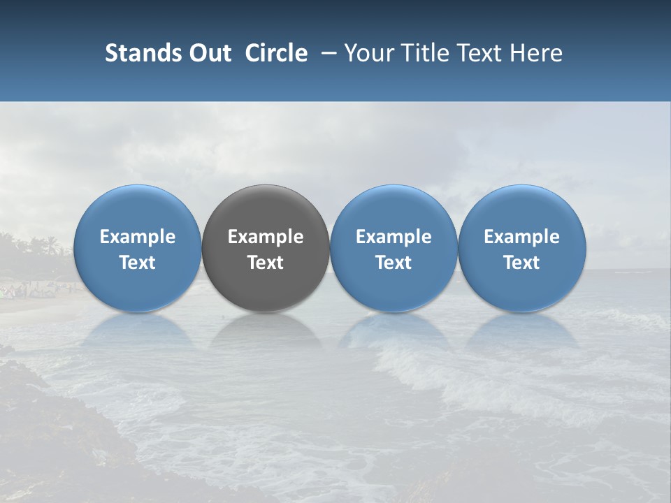 By The Sea PowerPoint Template