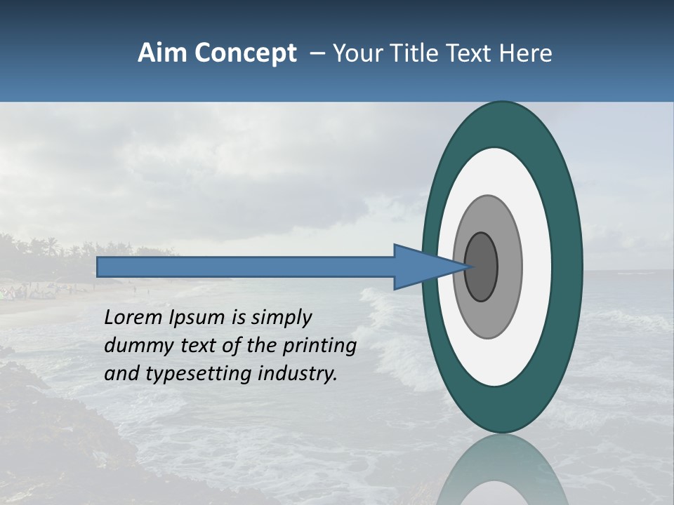 By The Sea PowerPoint Template