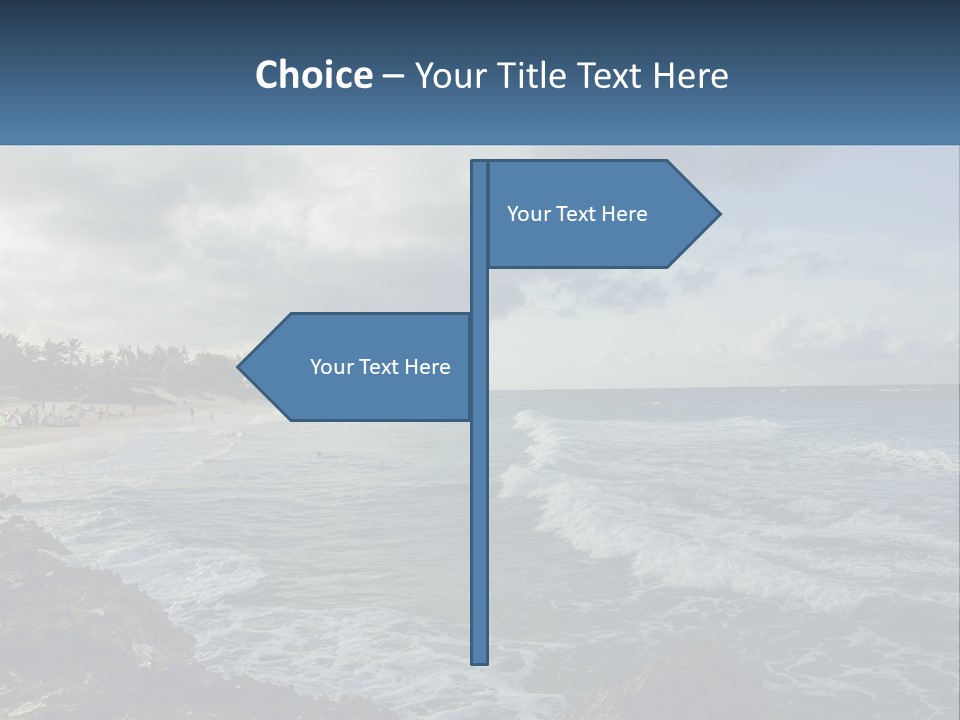 By The Sea PowerPoint Template