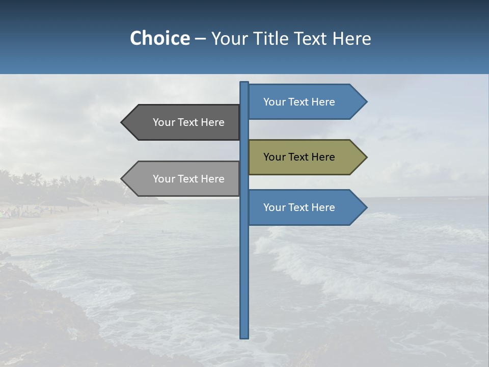 By The Sea PowerPoint Template