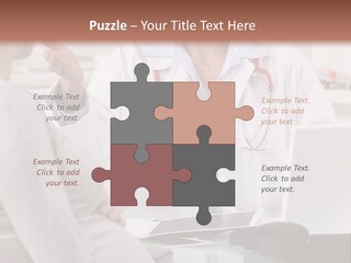 Therapist And Pregnant Girl PowerPoint Template