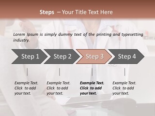 Therapist And Pregnant Girl PowerPoint Template