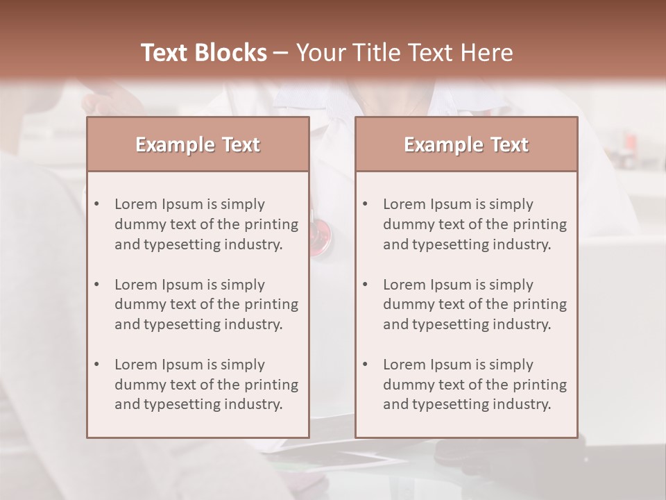 Therapist And Pregnant Girl PowerPoint Template