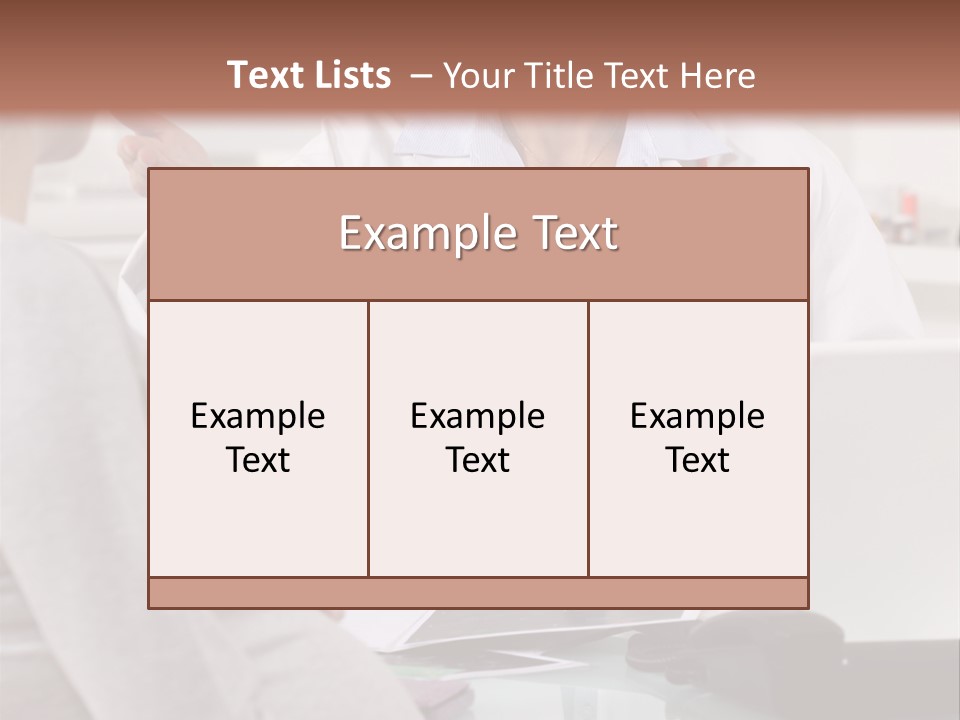 Therapist And Pregnant Girl PowerPoint Template