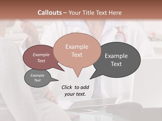 Therapist And Pregnant Girl PowerPoint Template