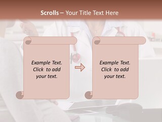 Therapist And Pregnant Girl PowerPoint Template