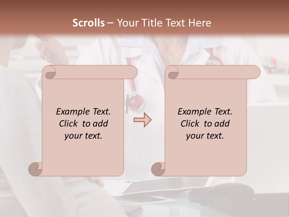 Therapist And Pregnant Girl PowerPoint Template