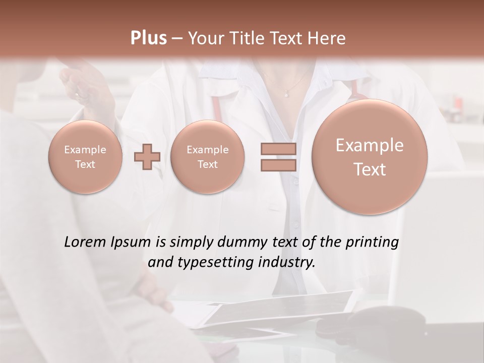 Therapist And Pregnant Girl PowerPoint Template