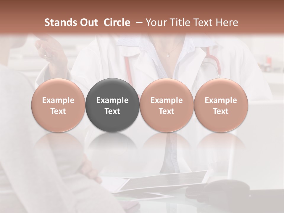 Therapist And Pregnant Girl PowerPoint Template