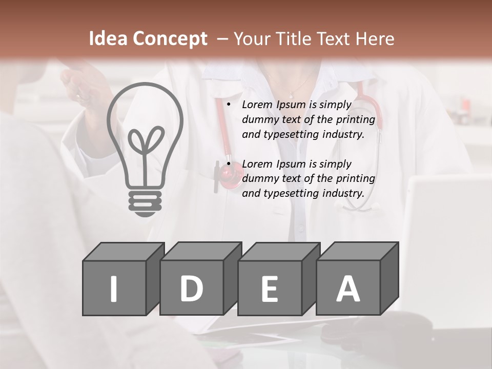 Therapist And Pregnant Girl PowerPoint Template