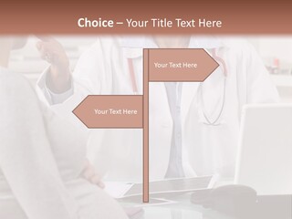 Therapist And Pregnant Girl PowerPoint Template