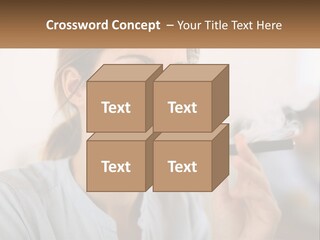 Smoking Girl PowerPoint Template