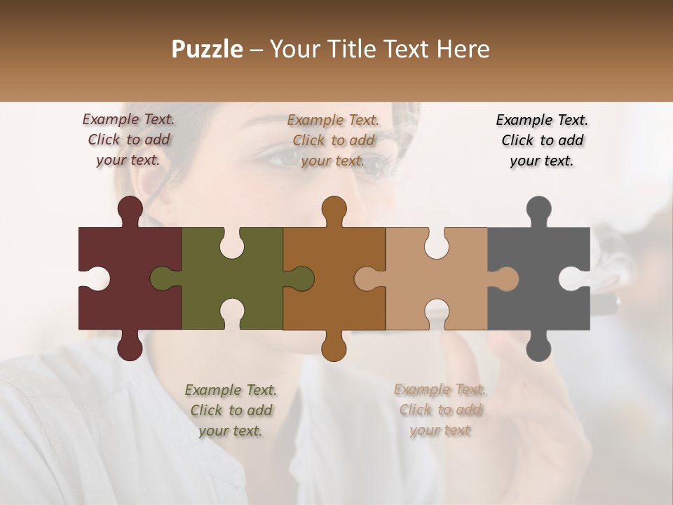 Smoking Girl PowerPoint Template