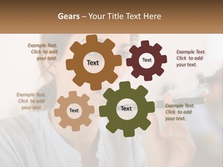 Smoking Girl PowerPoint Template