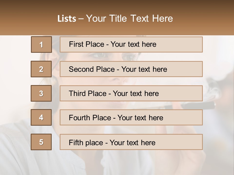 Smoking Girl PowerPoint Template