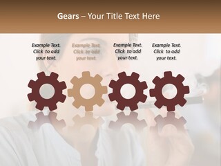 Smoking Girl PowerPoint Template