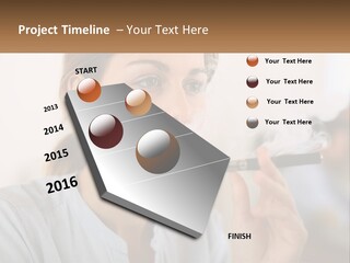 Smoking Girl PowerPoint Template