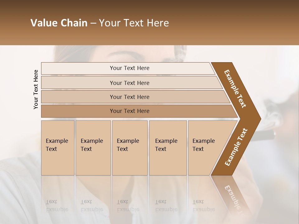 Smoking Girl PowerPoint Template