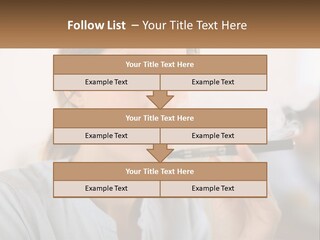 Smoking Girl PowerPoint Template