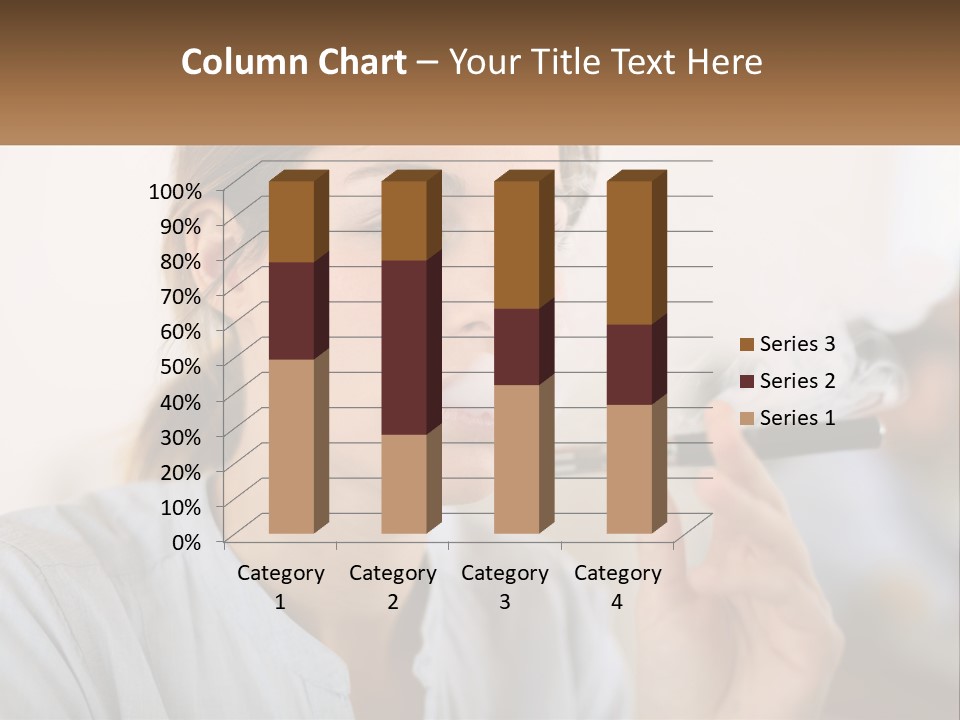 Smoking Girl PowerPoint Template